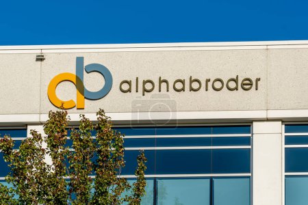 Photo for Richmond Hill, Ontario, Canada - October 30, 2018: Sign of alphabroder at head office in Richmond Hill, the leading distributor of imprintable sportswear and accessories in North America. - Royalty Free Image