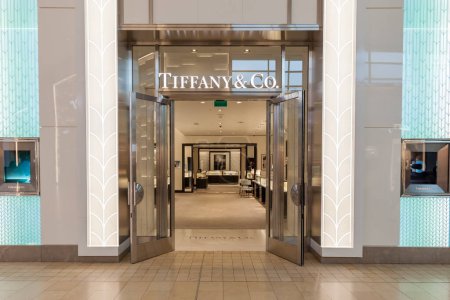 Photo for Toronto, Canada - February 23, 2018: Tiffany & Co. store front in the shopping mall in Toronto. Tiffany & Company is an American luxury jewelry and specialty retailer. - Royalty Free Image