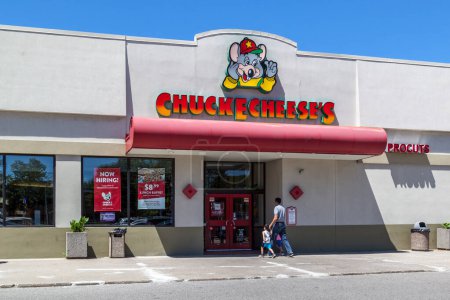 Photo for Toronto, Canada- June 14, 2018: Chuck E. Cheeses in Toronto, Canada. Chuck E. Cheeses is a chain of American family entertainment centers and restaurants. - Royalty Free Image