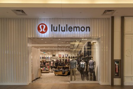 Photo for TORONTO, CANADA - JANUARY 19, 2018: lululemon athletica store front in the Fairview Mall in Toronto. lululemon athletica is a Canadian athletic apparel retailer. - Royalty Free Image