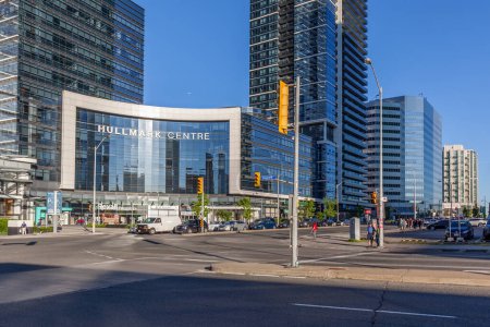 Photo for Toronto, Ontario, Canada - June 25, 2018: Street view at Yonge and Sheppard in north York in Toronto. - Royalty Free Image