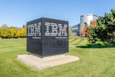Photo for Markham, Ontario, Canada - October 23, 2020: IBM Canada Head Office in Markham, Ontario, Canada. IBM is an American multinational technology company. - Royalty Free Image
