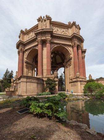 Photo for San Francisco, California, USA - March 30, 2018: The Palace of Fine Arts in San Francisco, a monumental structure originally constructed for the 1915 Panama-Pacific Exposition. - Royalty Free Image