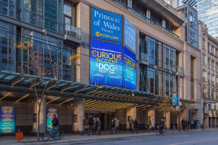 Photo for TORONTO, CANADA - NOVEMBER 3, 2017: Princess of Wales Theatre entrance. The Princess of Wales Theatre is a 2000-seat theatre located in the heart of Toronto's Entertainment District. - Royalty Free Image