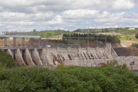 Foto de Presa de la central hidroeléctrica - Imagen libre de derechos