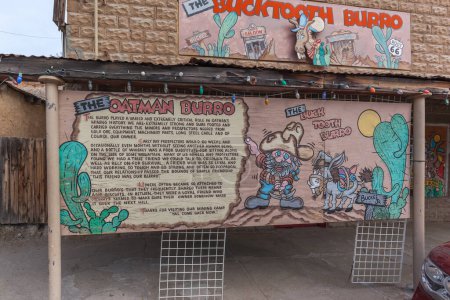 Photo for The Bucktooth Burro Saloon Oatman Route 66 - Royalty Free Image