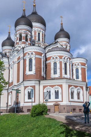 Foto de Catedral Alexander Nevsky en Tallinn Ciudad Vieja, Estonia - Imagen libre de derechos