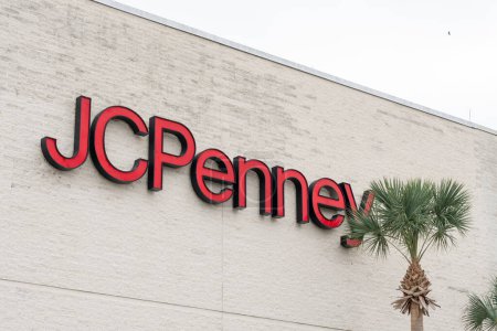 Photo for Orlando, Florida, USA - January 27, 2022: Closeup of JCPenney store sign on the building. JCPenney is an American department store chain. - Royalty Free Image
