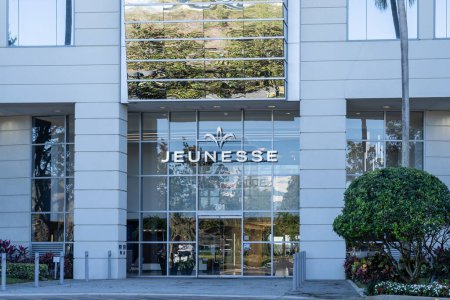 Photo for Lake Mary, Fl, USA - January 17, 2022: The entrance to Jeunesse Global Corporate Office Headquarters in Lake Mary, Fl, USA. Jeunesse Global is a leading network marketing company. - Royalty Free Image