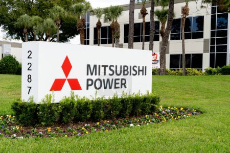 Téléchargez les photos : Orlando, Floride, États-Unis - 5 janvier 2022 : Bureau de Mitsubishi Power Americas, Inc. à Orlando, Floride, États-Unis. Mitsubishi Power est une marque de solutions de puissance des industries lourdes Mitsubishi, Ltd. - en image libre de droit