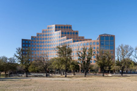Photo for Addison, Texas, USA - March 19, 2022: Mary Kay corporate headquarters in Addison, Texas, USA. Mary Kay Inc. is an American privately owned multi-level marketing company. - Royalty Free Image