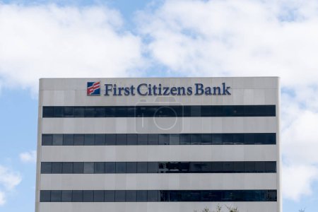 Photo for Houston, Texas, USA - February 15, 2022: A First Citizens Bank office building in Houston, Texas, USA. First Citizens Bank is an American family owned community bank. - Royalty Free Image