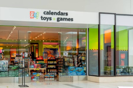 Photo for Orlando, Florida, USA - January 27, 2022: Go Calendars Games and Toys at a shopping mall in Orlando, Florida, USA. Go! Retail Group is the largest operator of holiday pop-up stores in the world. - Royalty Free Image