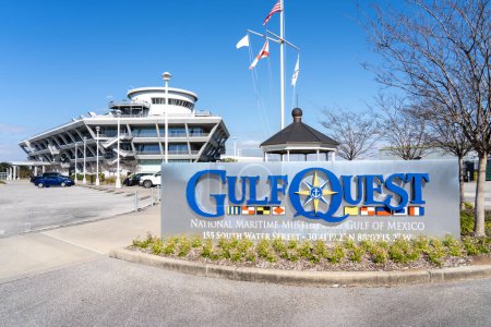 Photo for Mobile, Alabama, USA - February 11, 2022: GulfQuest National Maritime Museum of the Gulf of Mexico in Mobile, Alabama, USA, a non-profit interactive maritime museum. - Royalty Free Image