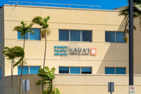 Téléchargez les photos : Lihue, Hawaii, USA - 28 Janvier 2024 : Hawaii Pacific Health Kauai Medical Clinic at Wilcox Medical Center in Lihue, Hawaii, USA. - en image libre de droit