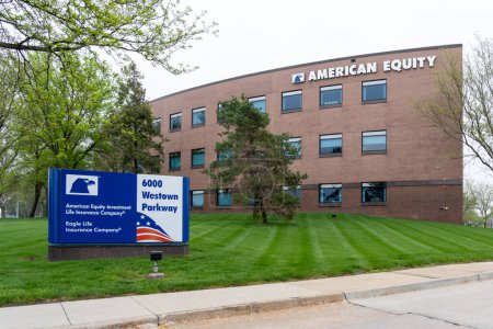Foto de American Equity Investment Life Insurance Company sede en West Des Moines, Iowa, Estados Unidos, 6 de mayo de 2023. - Imagen libre de derechos