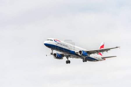 Photo for G-EUXD British Airways Airbus a321 Landing in London Heathrow International Airport. England. - Royalty Free Image