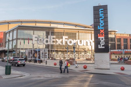 Téléchargez les photos : Palais du Forum Fedex de Memphis City. Tennessee, États-Unis - en image libre de droit
