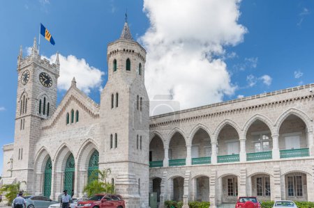 Foto de Parlamento de Barbados. Uno de los parlamentos más antiguos del mundo. Isla del Mar Caribe. - Imagen libre de derechos