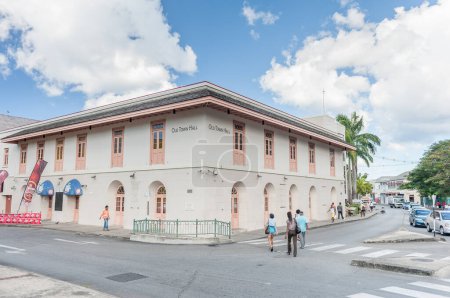 Photo for Barbados Old Town Hall in Bridgetown. Caribbean Sea Island. - Royalty Free Image