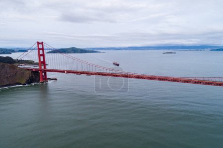 Foto de Puente de puerta de oro en San Francisco, California. - Imagen libre de derechos