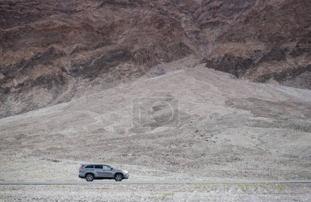 Photo for Alone Vehicle in Death Valley, California. - Royalty Free Image