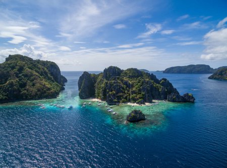 Téléchargez les photos : Shimizu Island in El Nido, Palawan, Philippines. Tour A route and Place - en image libre de droit