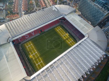 Foto de Eindhoven PSV Philips Football Stadium. Países Bajos. - Imagen libre de derechos