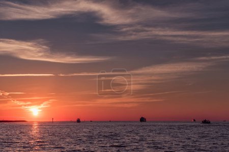 Téléchargez les photos : Sunset in Clearwater Beach, Florida. USA - en image libre de droit