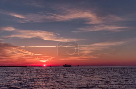 Photo for Sunset in Clearwater Beach, Florida. USA - Royalty Free Image
