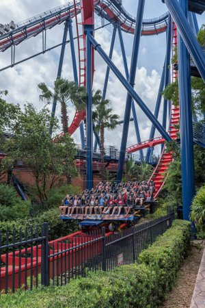 Photo for Attractions in Busch Gardens Tampa Bay. Florida. USA - Royalty Free Image