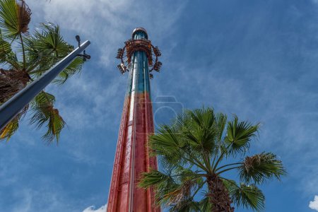 Photo for Attractions in Busch Gardens Tampa Bay. Florida. Tower. USA - Royalty Free Image