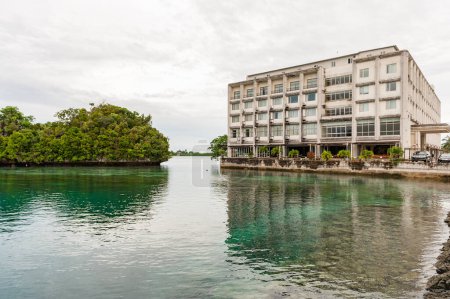 Téléchargez les photos : Hôtel à Koror, Palaos. Micronésie - en image libre de droit
