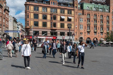 Photo for COPENHAGEN, DENMARK - AUGUST 22, 2017: Copenhagen City Hall Square - Royalty Free Image