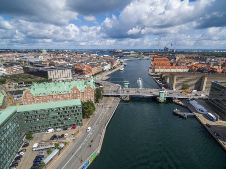 Téléchargez les photos : Copenhagen Cityscape, Danemark. Copenhague Vieille ville en arrière-plan. - en image libre de droit