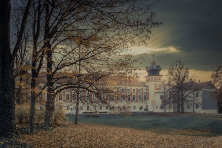 Téléchargez les photos : Château historique dans la ville de Lancut, Pologne. - en image libre de droit