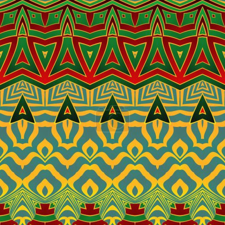 Ilustración de Fondo abstracto con una textura básica de verde y otros colores - Imagen libre de derechos