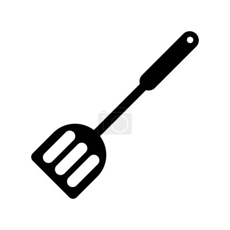 Cookware spatula icon. Turner icon. Editable vector.