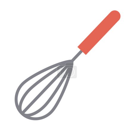 Kitchen utensils whisk icon. Editable vector.