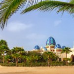 Boa Vista's Hotel Riu Karamboa offers elegance with its distinctive architecture and palm-studded beaches. Cape Verde