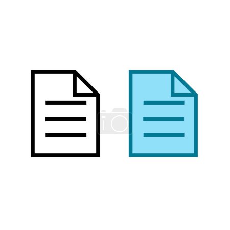 file logo icon illustration colorful and outline