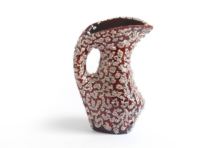 Photo for Vintage Mid Century Vase Isolated on a White Background. - Royalty Free Image