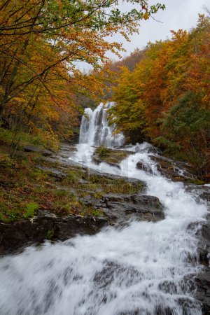 Doccione waterfalls, Fanano, province of Modena, Emilia Romagna