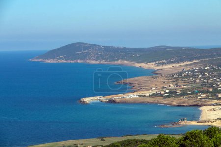 Photo for Sidi Mechreg, the fortified city and port in Bizerte, Tunisia - Royalty Free Image