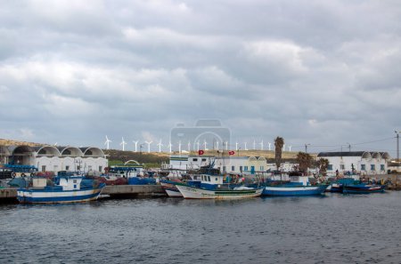 Photo for Sidi Daoud Port: A Fishing Haven in Nabeul, Tunisia - Royalty Free Image