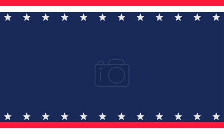 Illustration for Happy President's Day Background. - Royalty Free Image