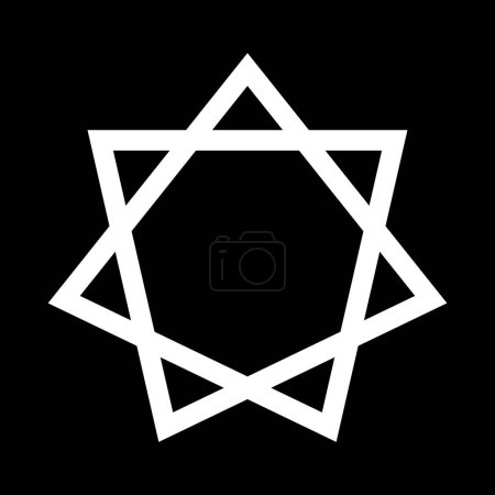 Heptagram, Satanic Symbols, Medieval Occultism, Magic Stamps, Sigils, Mystical Knots, Devil's Cross. Sigil Lucifer Baphomet vector