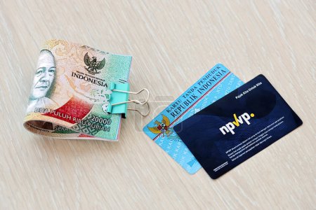 Indonesian NPWP new tax id Number and KTP identity card for taxpayers and citizens of Indonesia