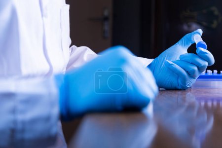 Photo for Production line pharmaceutical industry. Manufacturing of drugs and medications, pharmaceuticals. - Royalty Free Image