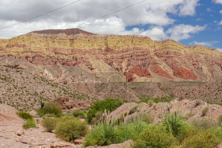 Panoramic view in Yacoraite, province of Jujuy, Argentina.
